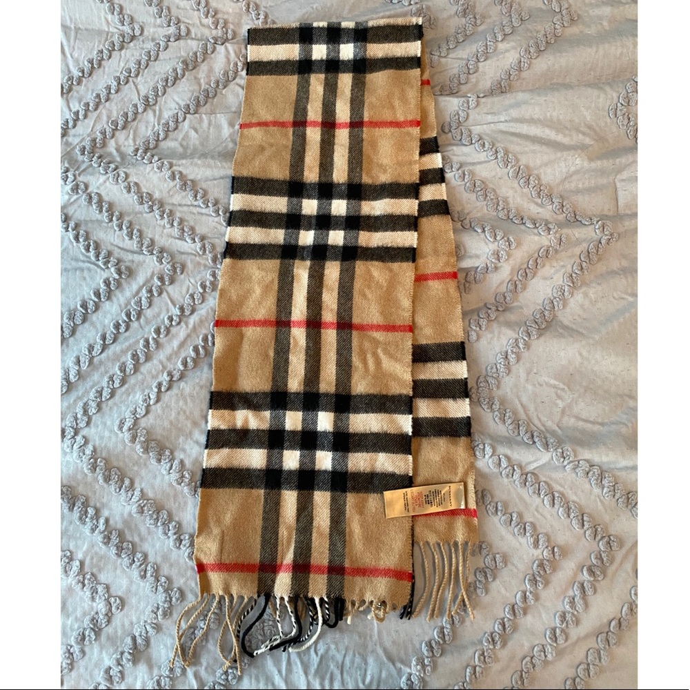 Burberry Classic Check Cashmere Scarf